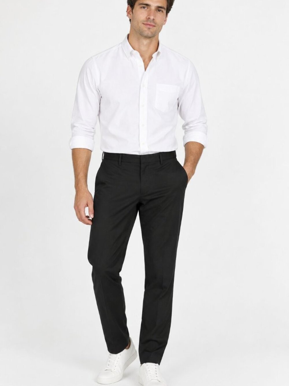 J.Crew Men’s Black Dress Pants 32x30 Bowery Slim Wool Trousers